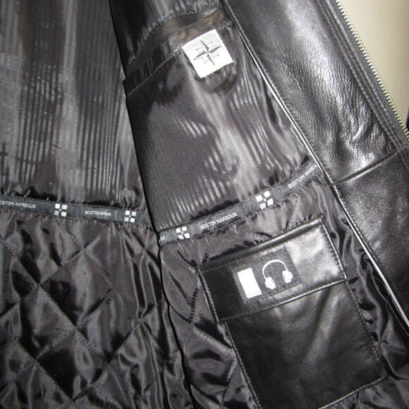 Boston Harbour Men's XXL New Zealand Lamb Leather Jacket - Picture 4 of 10